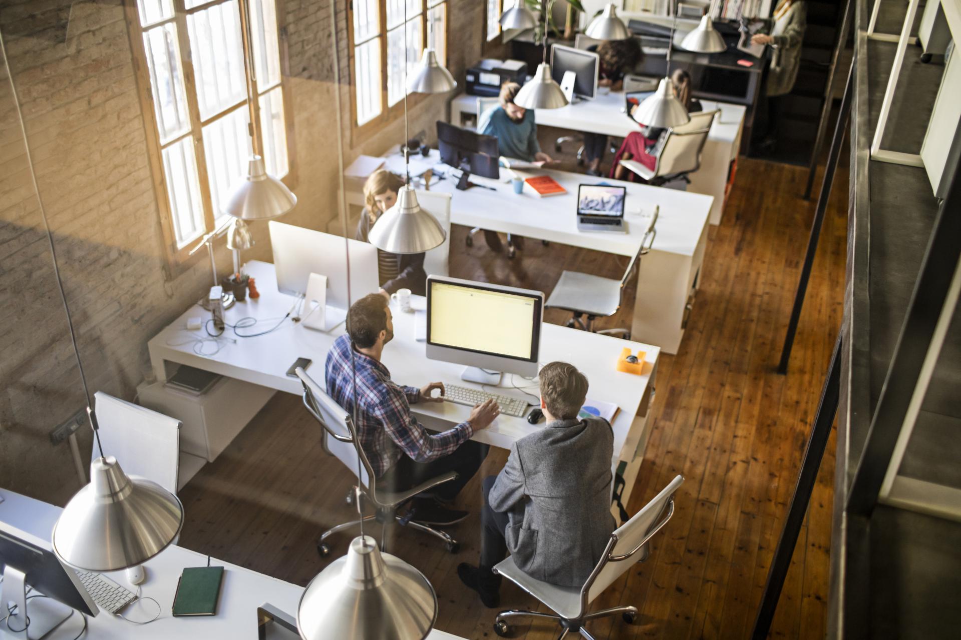 People in an office