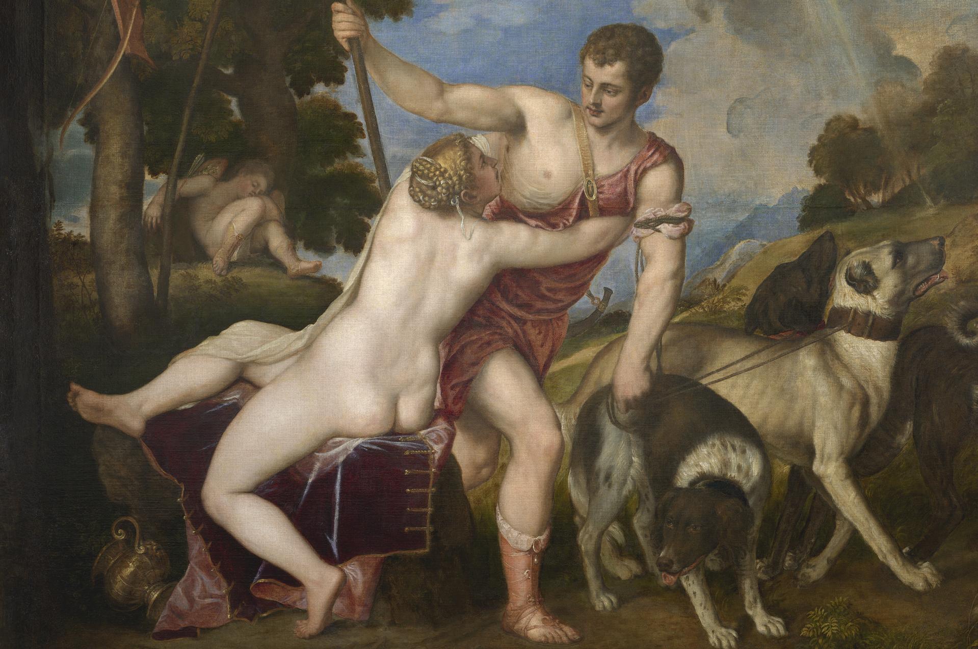 'Titian-'Venus and Adonis, 1554