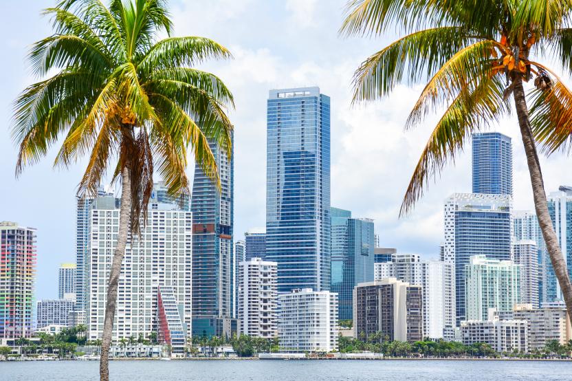 Miami office skyline