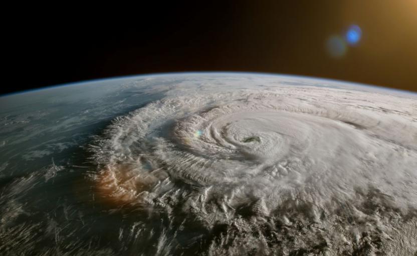 Hurricane satellite 